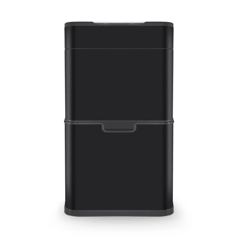 Tower T938021BLK Ozone Recycling Sensor Bin, 50L, Complete Recycling System, Hands Free Opening, Carbon Filter, Black