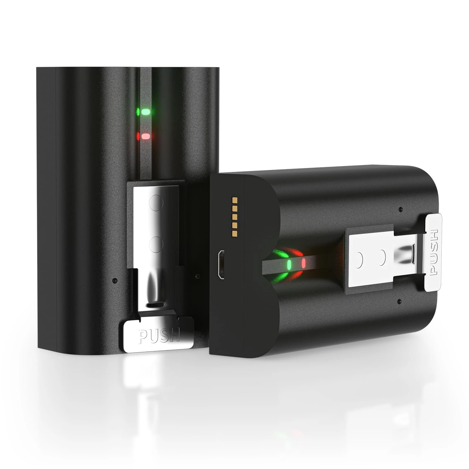 Quick Release Battery for Ring - Pack of 2 - POWEROWL 3.65V 6400mAh Replacement Battery for Ring Doorbell 2/3/3plus/4, Stick Up Cam and Spotlight Camera