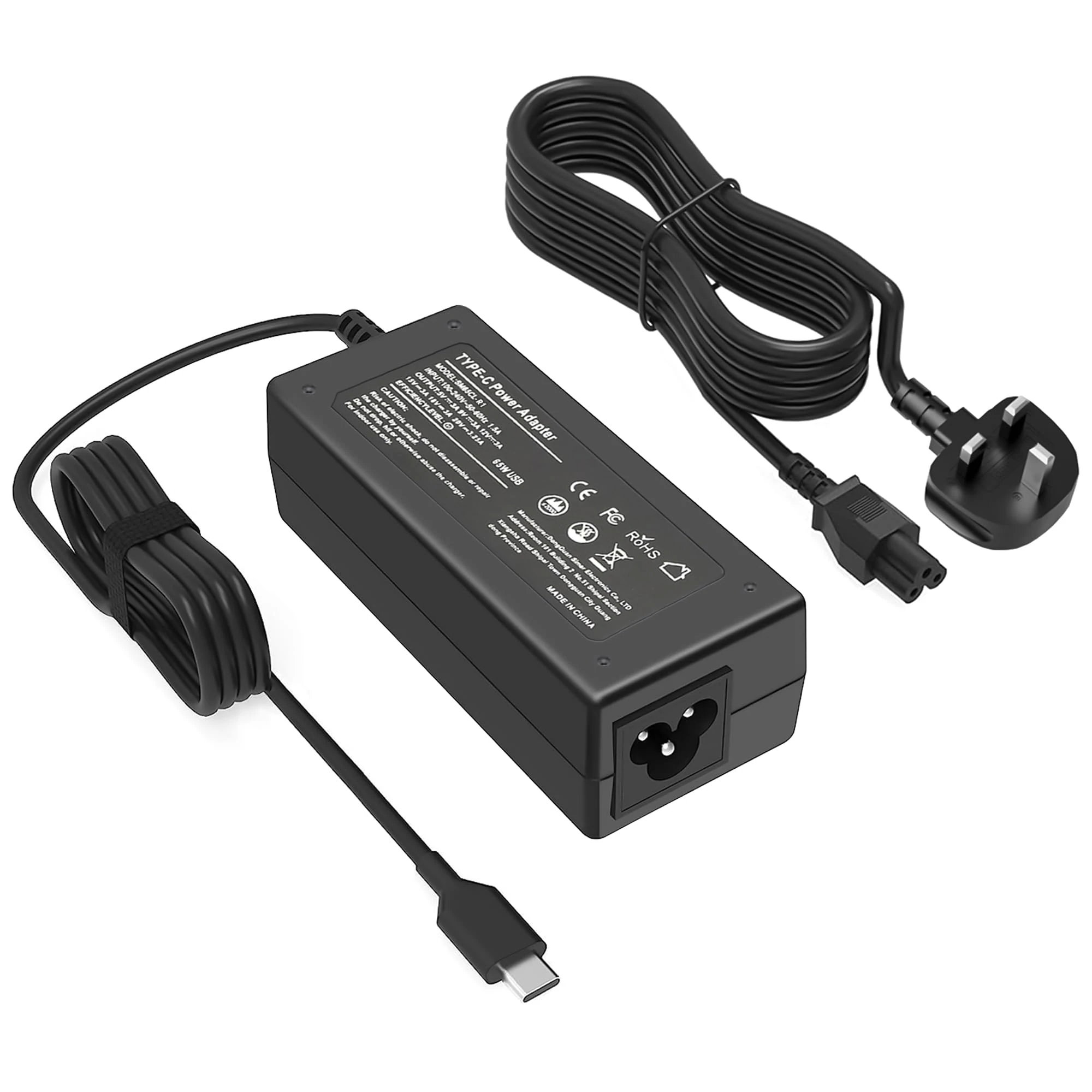 YOBVTBF USB C Laptop Charger Compatible with HP, Lenovo Thinkpad/Yoga, Dell Chromebook 3100, Latitude 5420, Samsung, Asus, Acer, Google Series Type C Power Cord