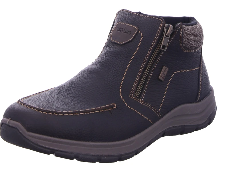 Rieker Men's 03660 Short Boots, Brown, 44 EU Wide, brown, 44 EU Weit