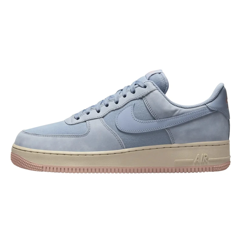 Nike FB8876 Air Force 1 '07 LX Men Ashen Slate/Ashen Slate-RED Stardust UK 3.5