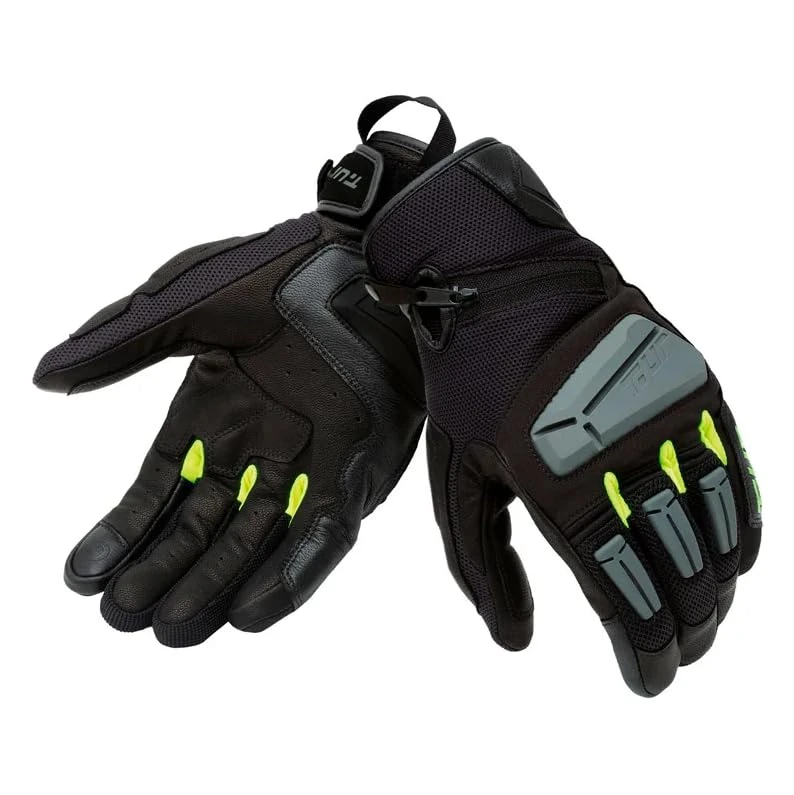 T.UR G-FOUR BLACK-YELLOW FLUO XL GLOVES