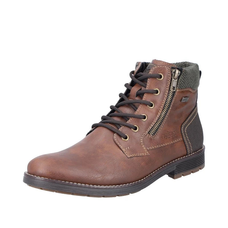 Rieker Men's F4520 Lace-Up Boots, Brown 25, 40 EU
