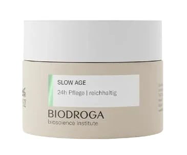 BIODROGA Bioscience Institute - Slow Age - 24H Care Rich 50 ml - Anti-Ageing Moisture, Reduces Lines & Wrinkles, Gives Energy - With Black Forest Complex for Vital Skin