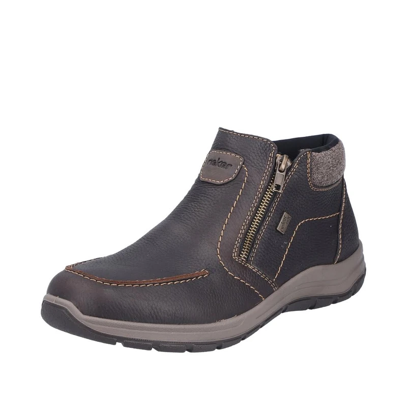 Rieker Men's 03660 Short Boots, Brown, 42 EU Wide, brown, 42 EU Weit