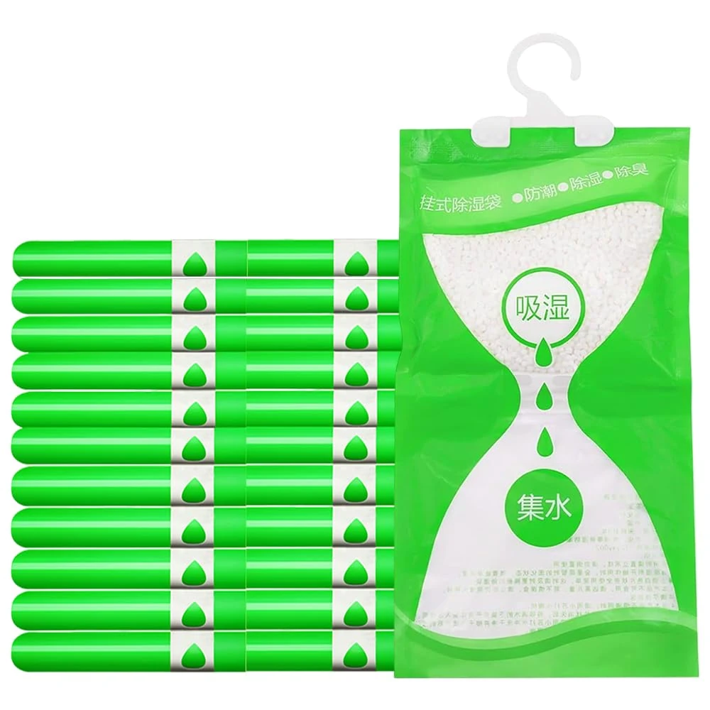 ASPIRE UK 5 Pack Wardrobe Dehumidifier Hanging Bags Easy to Use Space Saving Solution Moisture Absorber Air Fresh Bag Clothes Protector Strong and Durable Useful for a Long Period