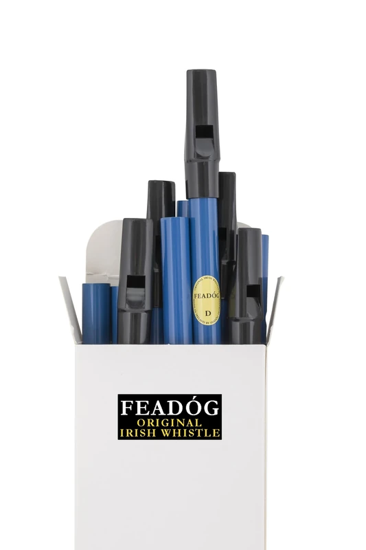 Feadóg Blue D Whistles (Box of 10) FW38