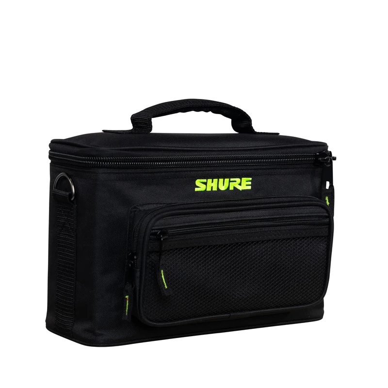 Shure by Gator Padded Microphone Bag That Holds Up to 4 Mics, Black (SH-MICBAG04)