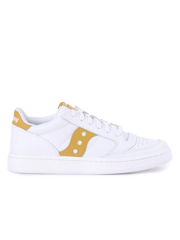 Saucony Womens Jazz Court Sneaker Trainer Shoe, White Orange