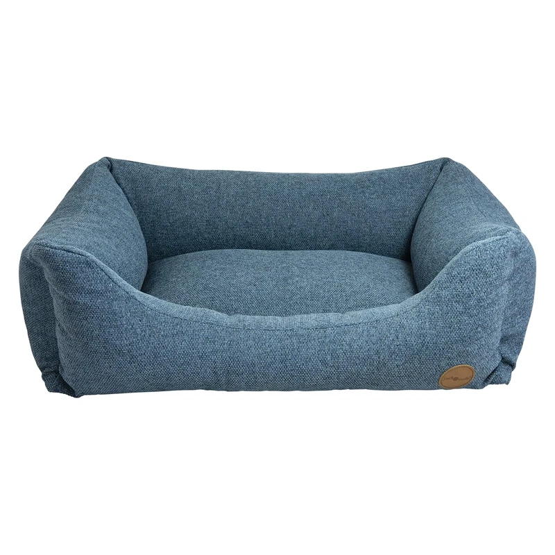 JACK AND VANILLA, Orthopaedic Sofa, Dog Cushion, Hampton Model, Colour: Petrol Blue, Size L, 117 x 82 x 28 cm