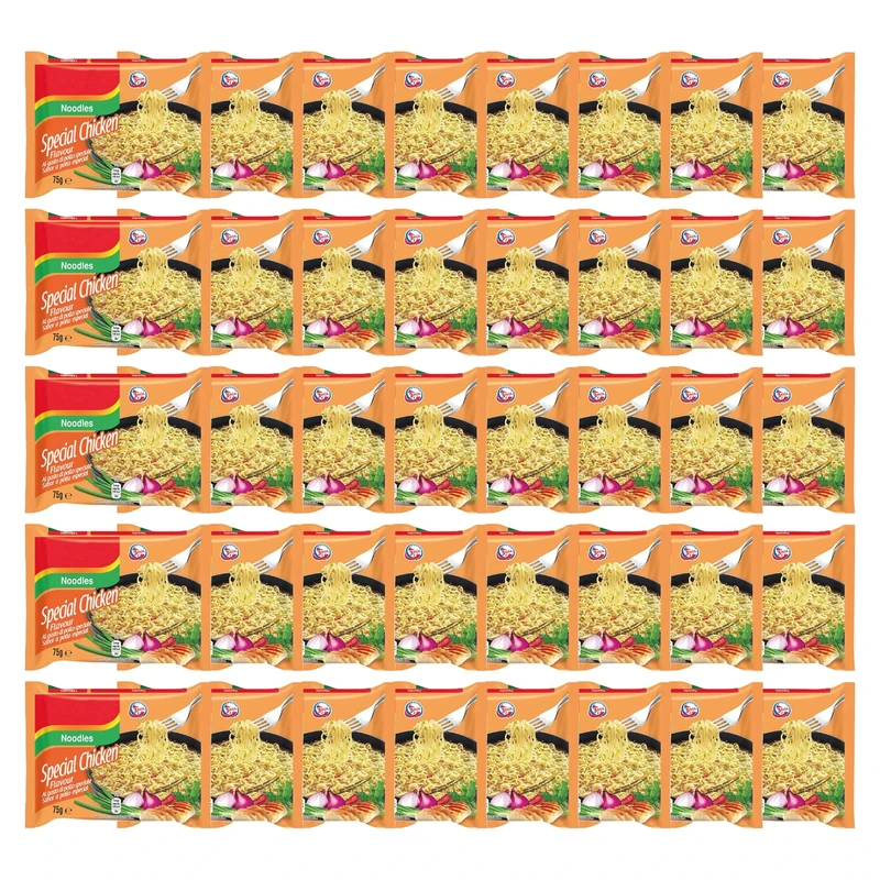 Instant Noodles Special Chicken - 75g (Pack of 40) | Authentic Indonesian Instant Noodles | Quick and Easy | Ready to Serve in Minutes