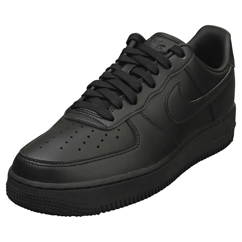 NIKE DM0211 Air Force 1 '07 Fresh Men Black/Anthracite-Black-Black UK 3.5