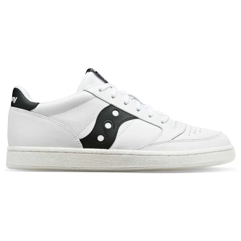 Saucony Mens Unisex Jazz Court Sneaker Trainer Shoe, White Black