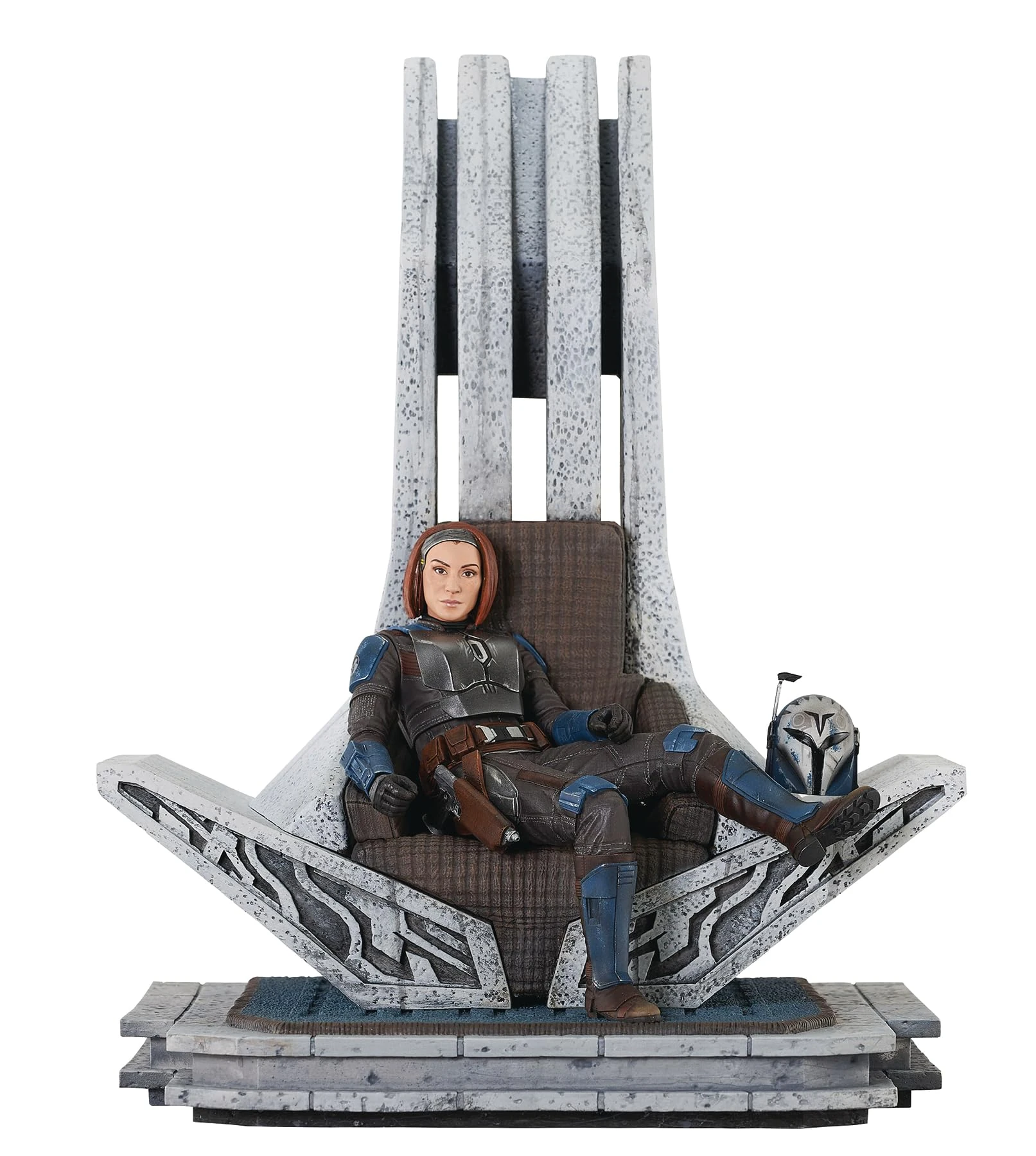 Star Wars: The Mandalorian statuette Premier Collection 1/7 Bo-Katan Kryze on Throne 35 cm