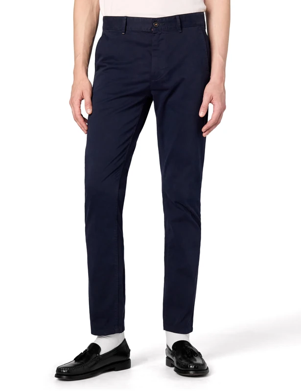 BOSS Men's Maine BC-L-C Blue Regular Fit Heavy Denim Jeans, Military Marine, 36-38 - Image 1