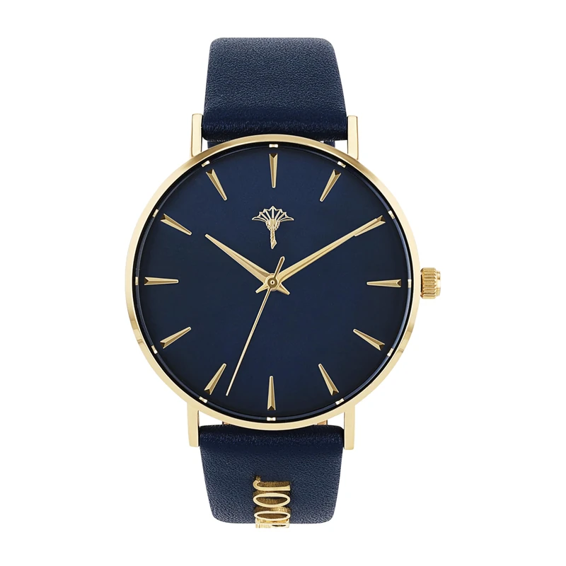 Joop! Women's Analog Quartz Watch with Leather Strap, Blue, 5 bar Water Resistant, Comes in a Watch Gift Box, 2035048
