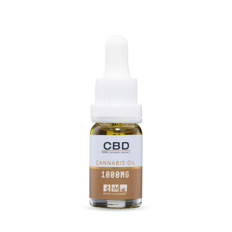 British Cannabis 100% Cannabis Oil 1000mg | 10ml | Refined Formula | Strong Strength CBD Drops | Trusted by Pharmacists