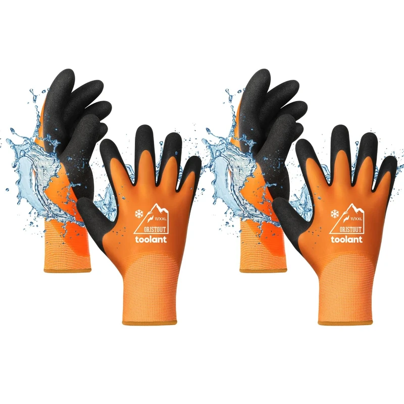 Waterproof Winter Work Gloves for Men and Women, Touchscreen, Freezer Gloves, Thermal Insulated, for Cold Weather