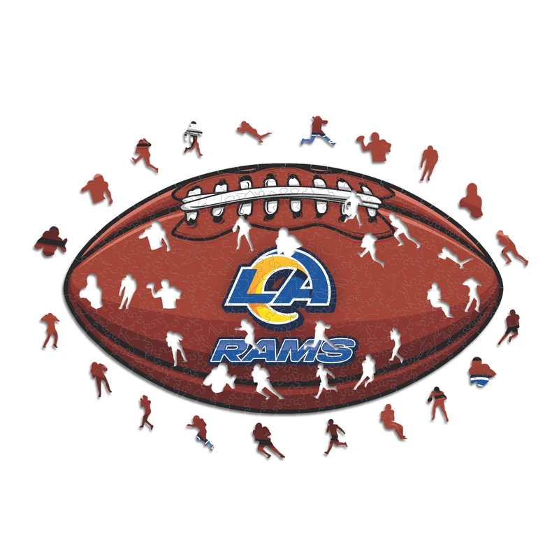 Iconic Puzzles Los Angeles Rams Crest - 270 Piece Wooden Puzzle