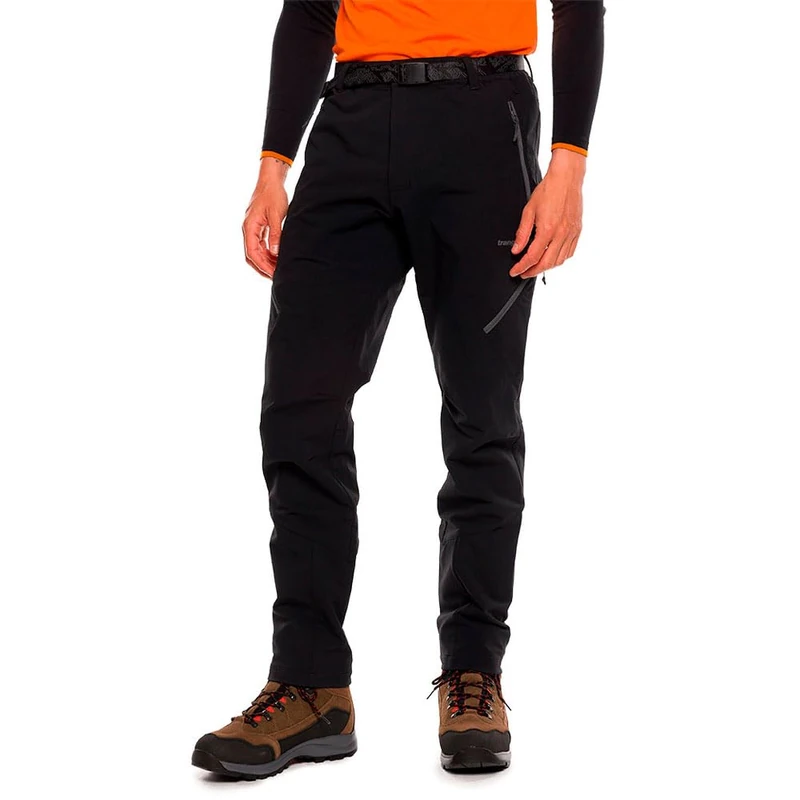 TRANGO Men's Pant. Long Ardennes, Black/White, S
