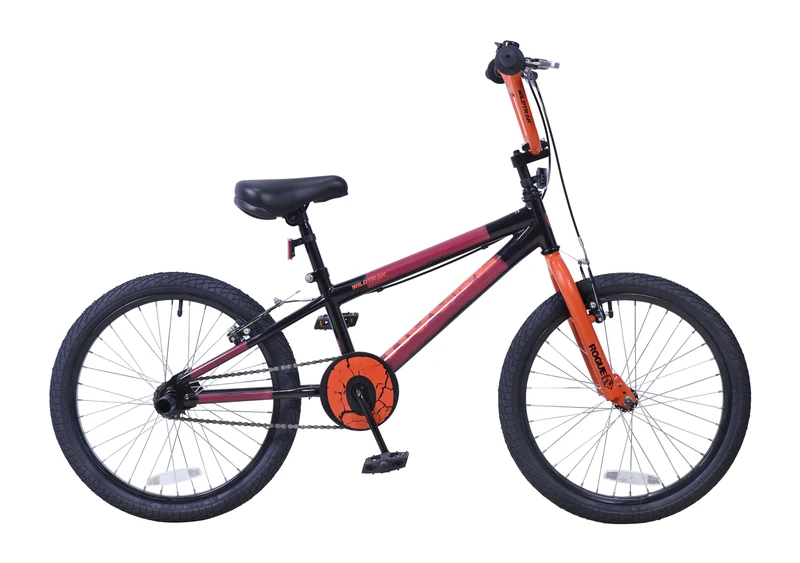Wildtrak - Rogue BMX - 20 Inch Bike for Children 7-9 Years Old, Adjustable brakes - Black and Red