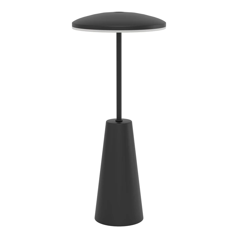 Eglo LED Outdoor Table lamp Piccola, Touch dimmable Bedside lamp with Adjustable Light Colour, Outside Garden Light, Balcony and Terrace Lighting, Metal in Black, IP54