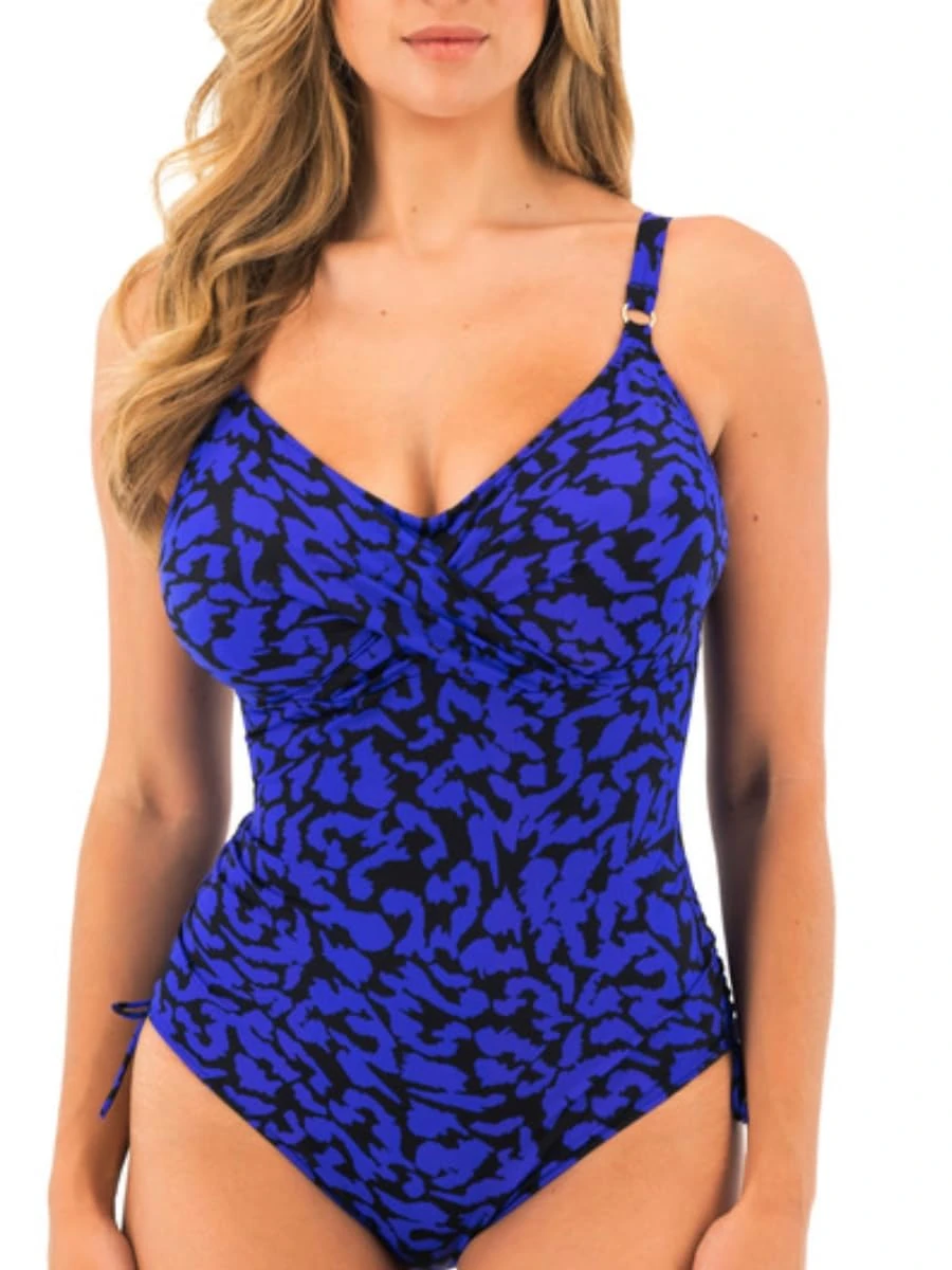 Fantasie Swim Hope Bay Underwired Adjustable Leg Swimsuit (32DD, Ultramarine)