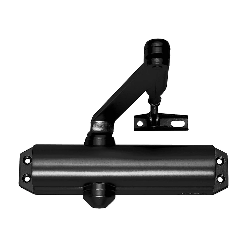 Tesa Assa Abloy DC120-1-D9005 Articulated Arm Door Closer for Doors Black DC120 with Retainer
