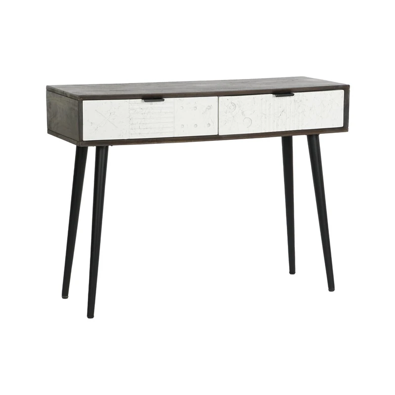 Mango Metal Console 105 x 35 x 77 cm White