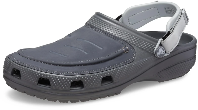 Crocs Men's Clogs, Yukon Vista II LR Clog M, Slate Grey/Multi, 12 UK