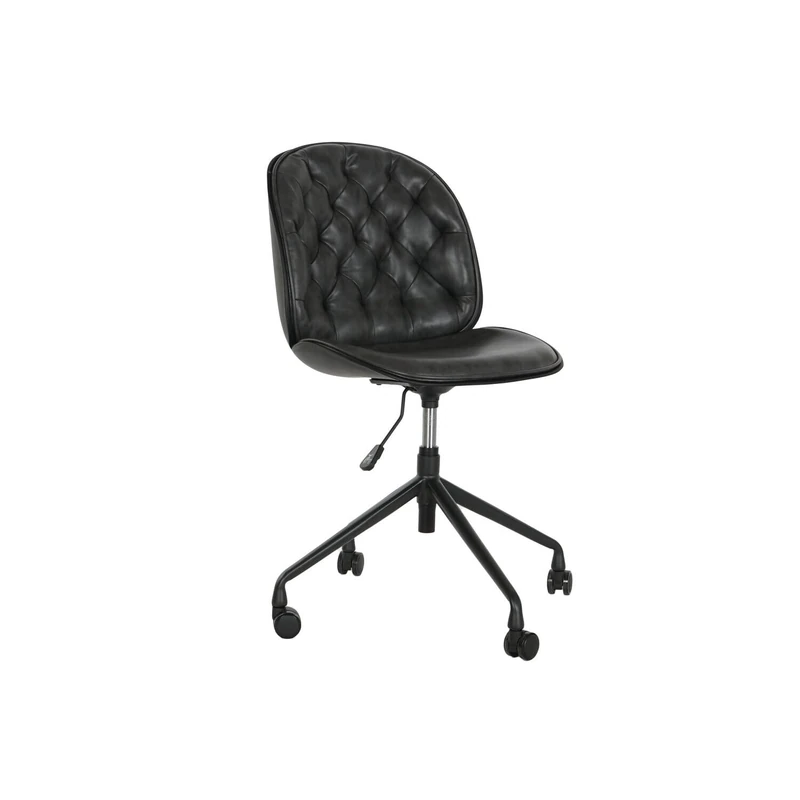 Silla PP Metal 47.5X57.5X83 89 RUEDAS Black