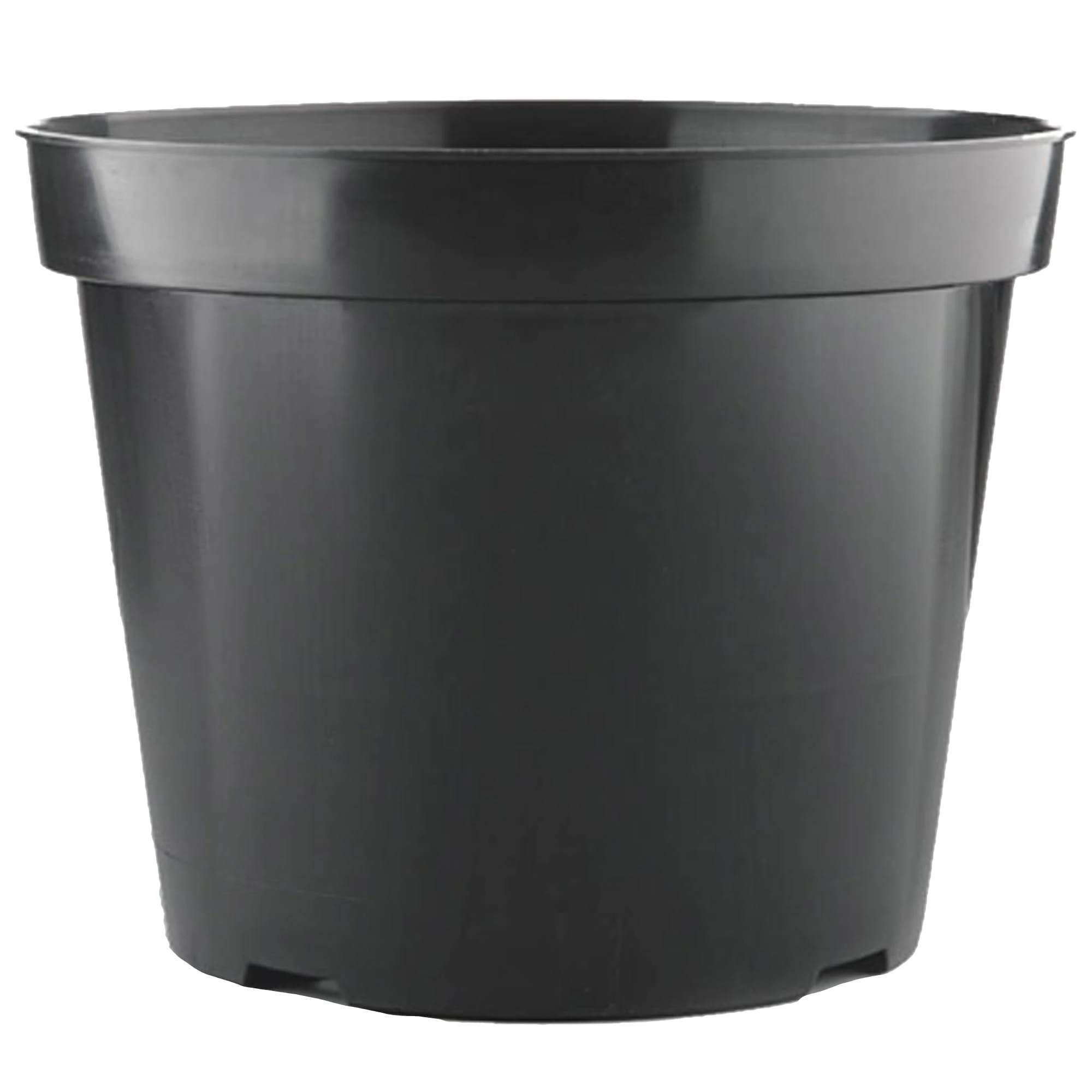10 x 5L Easy Release Black Plastic Plant Pots, Large And Small Plant Pots Outdoor or Indoor Flower pot for Healthy Root Growth Lightweight & Weather Resistant for Flowers, Plants And Herbs