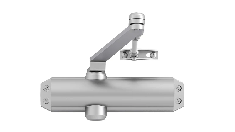 Tesa Assa Abloy DC120-DEV1- Articulated Arm Door Closer for Doors Silver DC120 Without Retainer