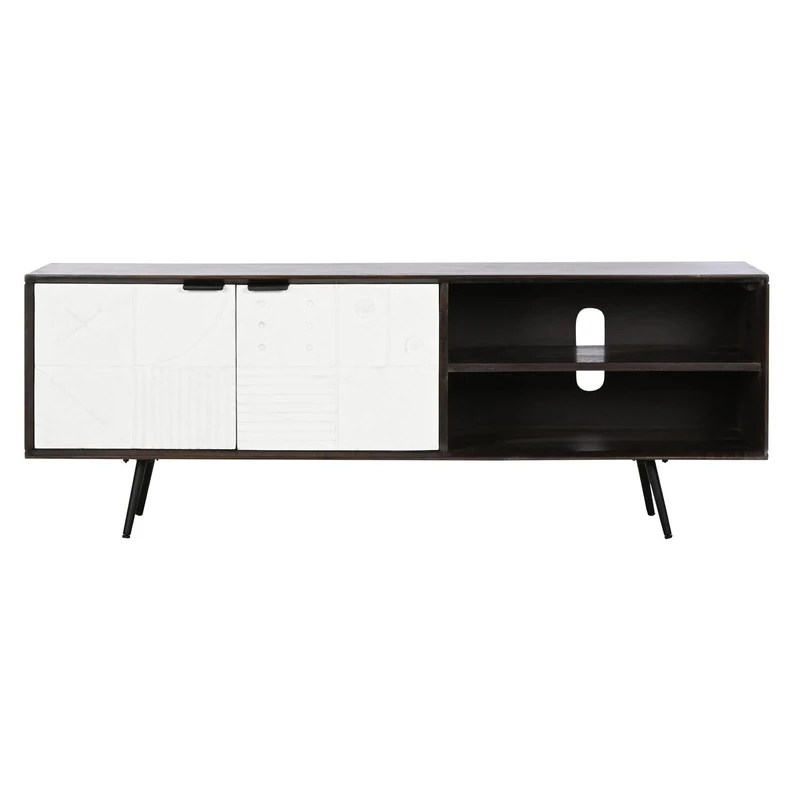 MUEBLE TV Mango 140X35X50 Dark Brown