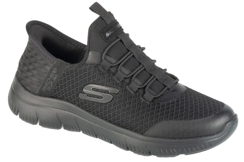 Skechers Boys Summits High Range Slip-ins Sneaker, Black, 11 UK Child