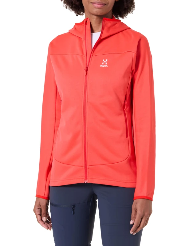 HAGLOFS 604912_5LI FROST MID HOOD Jacket Women's POPPY RED Size M
