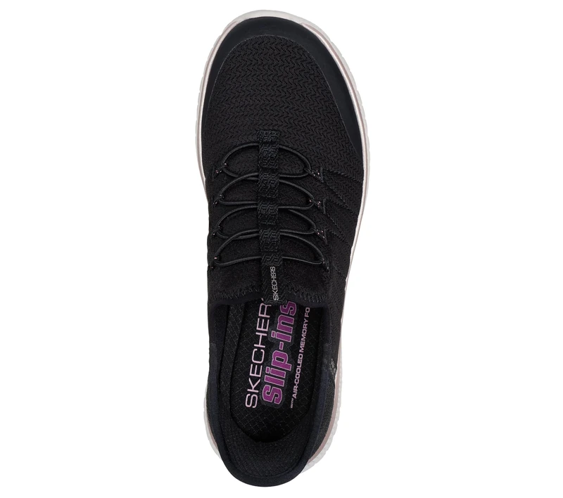 Skechers Women's Virtue Glow Black 5