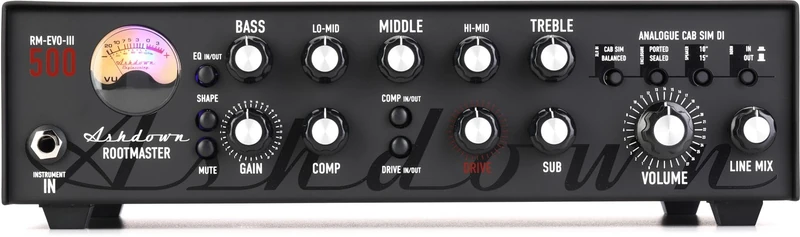 Ashdown Engineering RM-500-EVOIII High-Powered Bass Amplifier