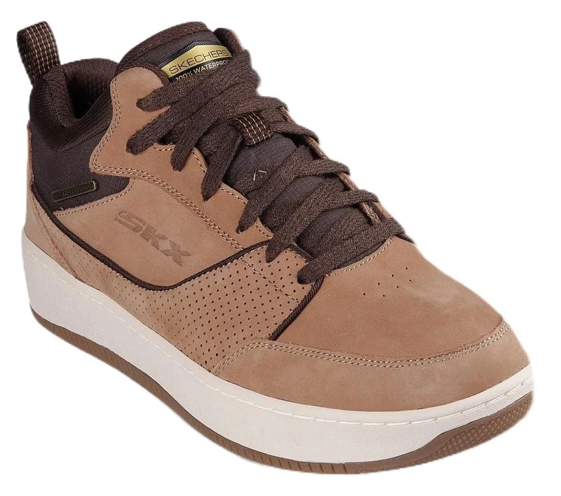 Skechers Men's Sport Court 2.0 Starke Sneaker, Wheat Nubuck/Mesh/Gum Trim, 9.5 UK