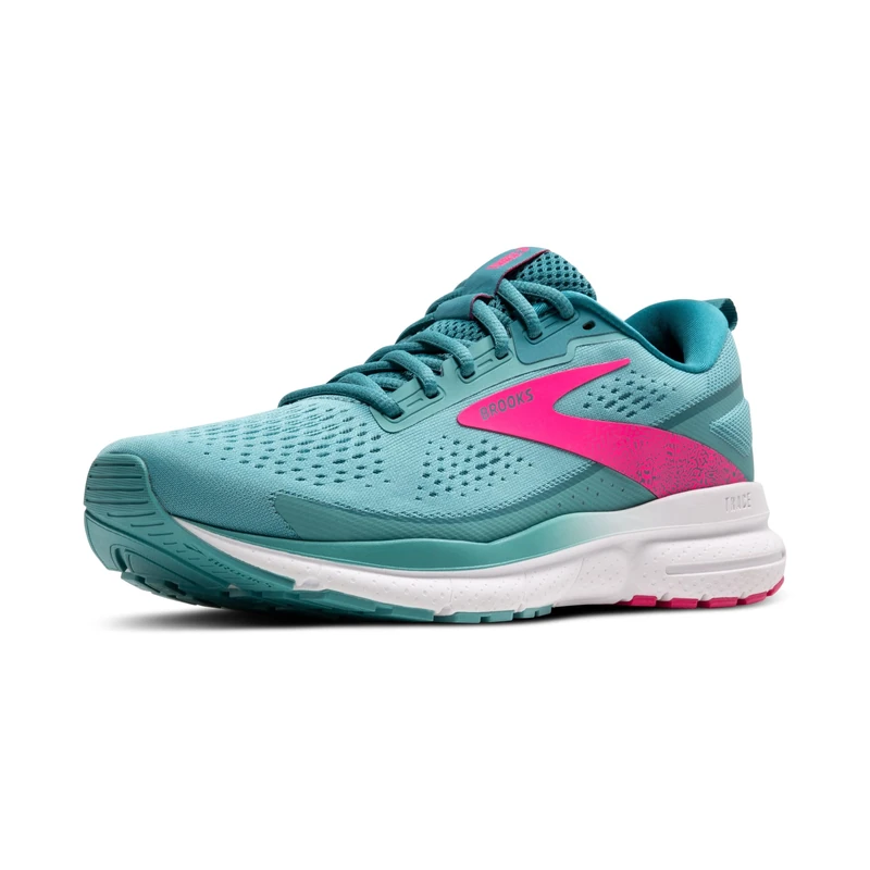 BROOKS 1204011B433 Trace 3 Women Aqua/Storm/Pink UK 8.5