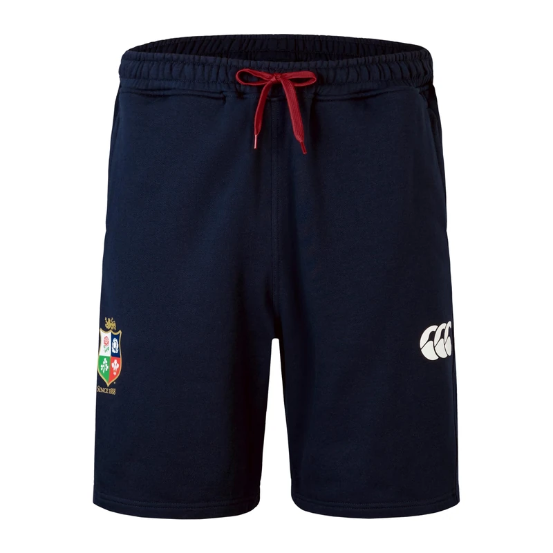 Canterbury Men's British & Irish Lions Canterbury Fleece Rugby Shorts | Heavyweight Fabric | Official British & Irish Lions Licensed Product Leisure Shorts, Dark Sapphire, XL