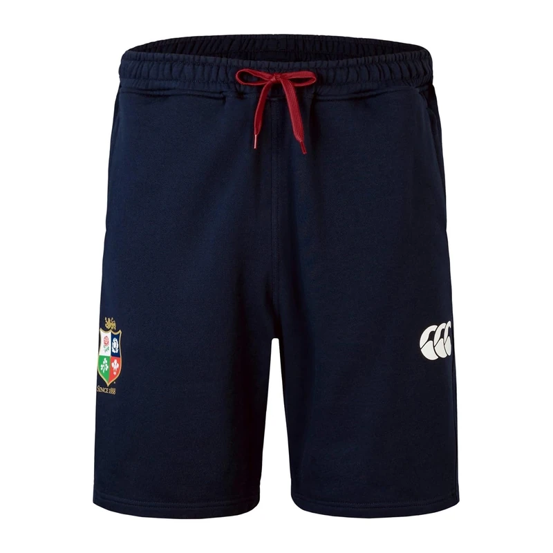 Canterbury Men's British & Irish Lions Canterbury Fleece Rugby Shorts | Heavyweight Fabric | Official British & Irish Lions Licensed Product Leisure Shorts, Dark Sapphire, XS - Image 1