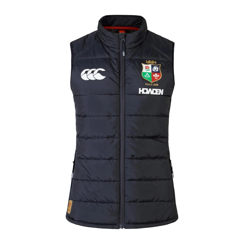 British & Irish Lions Women's Canterbury 2025 Microlight Gilet, Dark Sapphire, 16