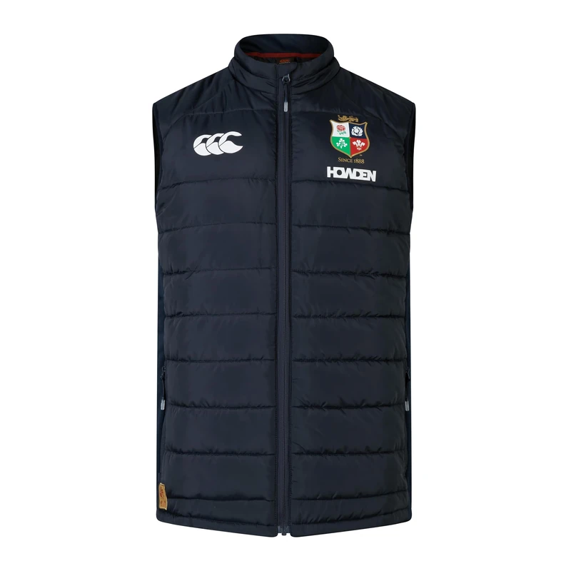 British & Irish Lions Men's Canterbury 2025 Microlight Gilet, Dark Sapphire, XS