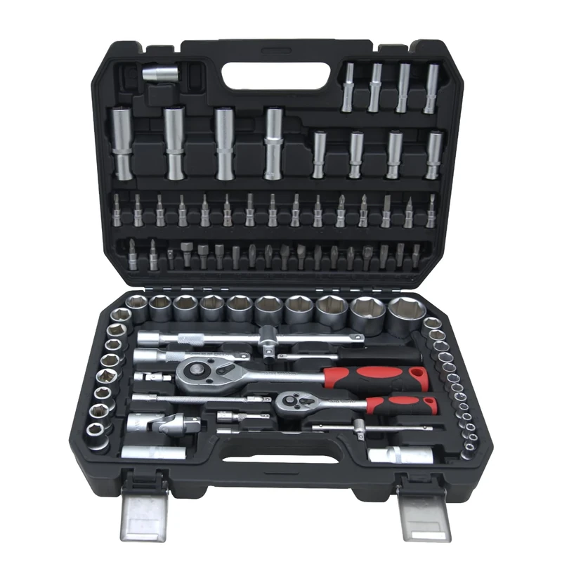 Hantinstom Ultimate Sockets Set Comprehensive Hand Tool Set Perfect for Home Essentials College Dorm Car Emergency Kit Ideal Apartment Essentials & Men’s Tools Gift (94pcs)