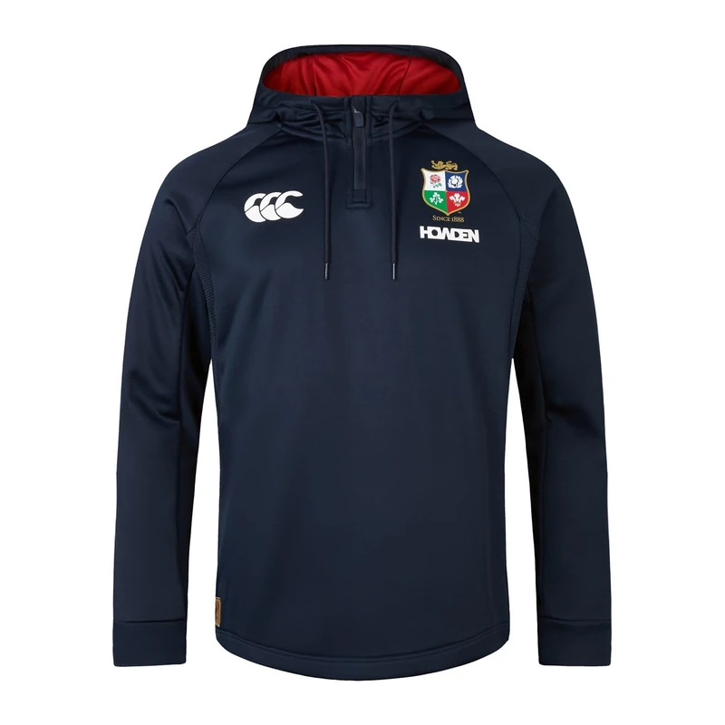 Canterbury Men's British & Irish Lions Hoody | Soft Fabric | Official British & Irish Lions Licensed Product Hoodie, Dark Sapphire, S