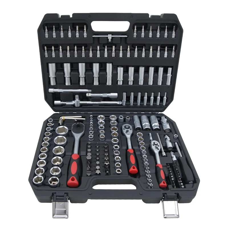 Hantinstom Ultimate Sockets Set Comprehensive Hand Tool Set Perfect for Home Essentials College Dorm Car Emergency Kit Ideal Apartment Essentials & Men’s Tools Gift