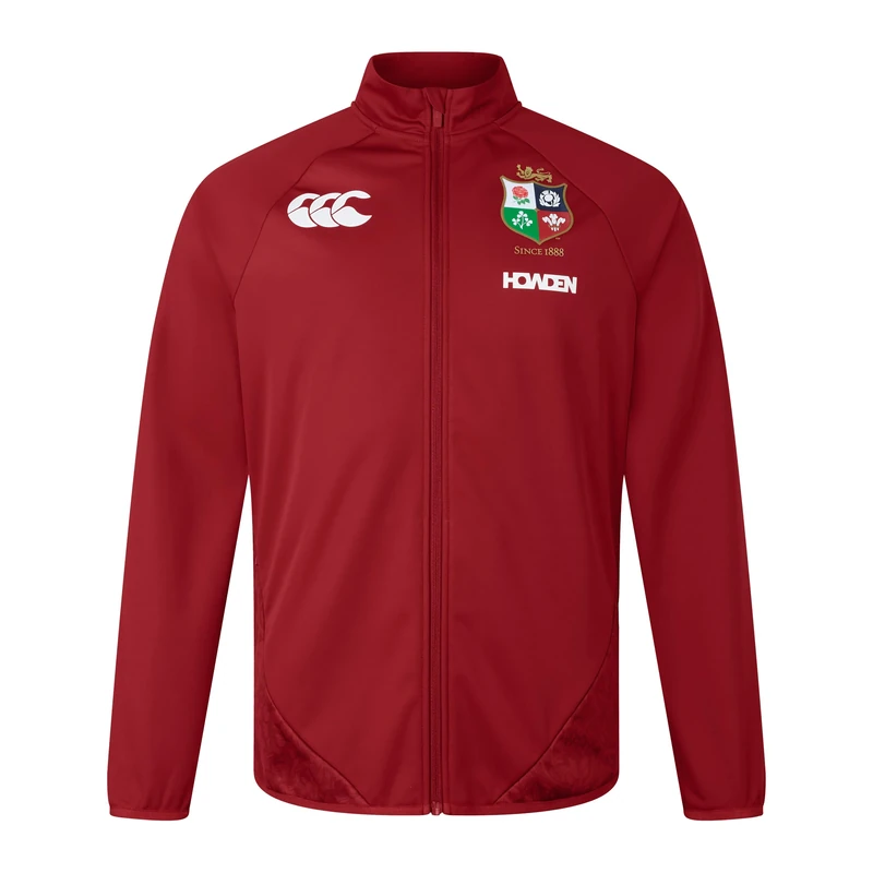 Canterbury Men's British & Irish Lions Anthem Jacket | Weatherproof | Official British & Irish Lions Licensed Product Softshell Jacket, Red Dahlia, 3XL