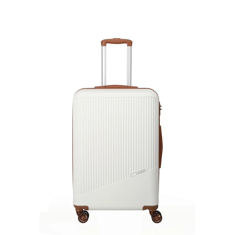 travelite 4-wheel hard shell suitcase medium 65 liters, BALI: ABS hard-shell trolley with TSA combination lock, 67 cm