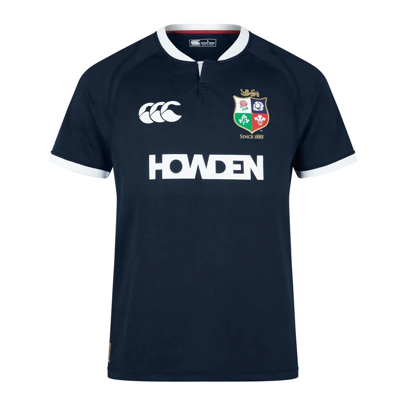 Canterbury Adult Unisex British & Irish Lions Replica Training Rugby Jersey | Official British & Irish Lions Licensed Product Technical Rugby Jersey, Dark Sapphire, L